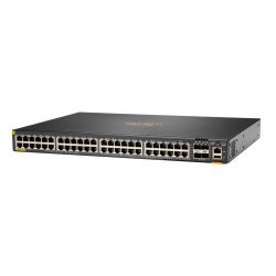 HPE Aruba 6200F 48G Class4 PoE 4SFP+ 370W Géré L3 Gigabit Ethernet (10/100/1000) Connexion Ethernet POE 1U