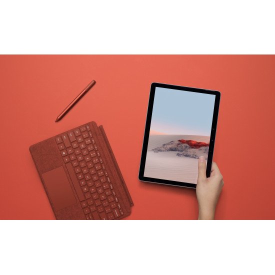 Microsoft Surface Go Type Cover Rouge Microsoft Cover port AZERTY Belge