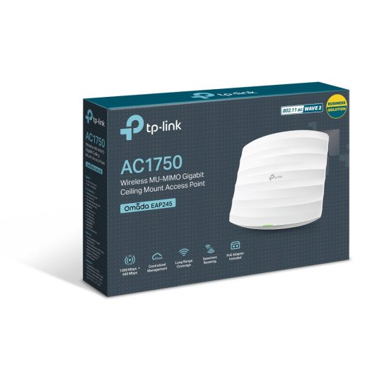 TP-LINK EAP245 point d'accès réseaux locaux sans fil 1300 Mbit/s 