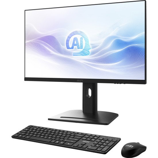 MSI Modern AM273QP AI 1UMG-221AT Intel Core Ultra 7 155H 68,6 cm (27") 2560 x 1440 pixels PC All-in-One 32 Go DDR5-SDRAM 1 To SSD Windows 11 Pro Wi-Fi 6E (802.11ax) Noir