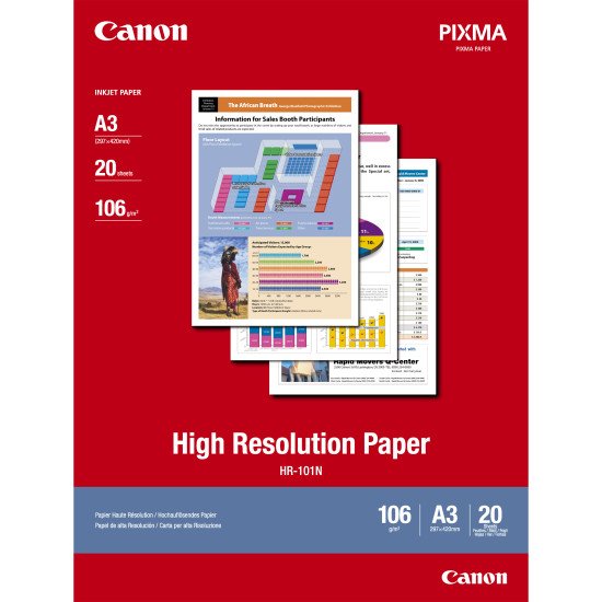 Canon Papier haute résolution A3 HR-101N - 20 feuilles