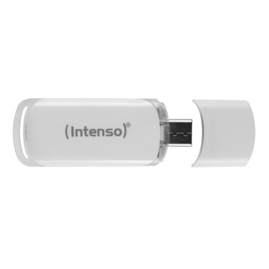 Intenso Flash Line lecteur USB flash 64 Go USB Type-C 3.2 Gen 1 (3.1 Gen 1) Blanc