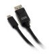 C2G Câble adaptateur USB-C vers DisplayPort™ 4K 30 Hz 3 m - Noir