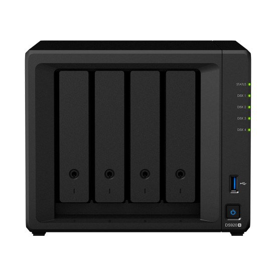 Synology DiskStation DS920+ serveur de stockage J4125 Ethernet/LAN Mini Tower Noir NAS