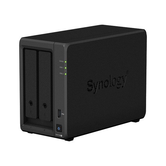 Synology DiskStation DS720+ serveur de stockage J4125 Ethernet/LAN Bureau Noir NAS