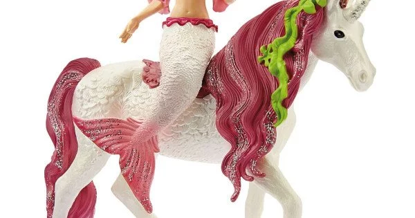 Figurine bayala : Sirène Eyela sur Cheval de mer - Jeux et jouets