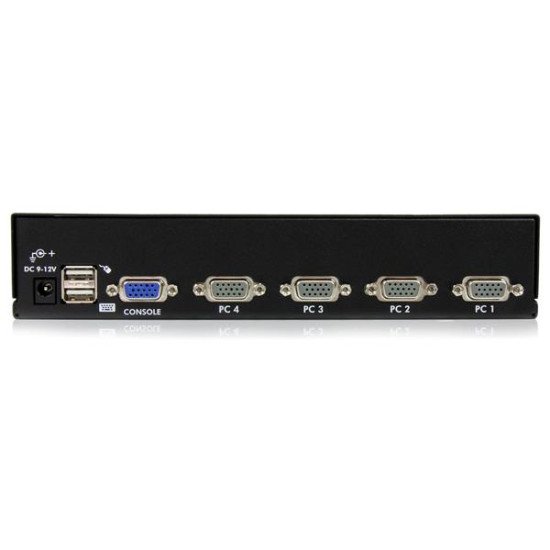 StarTech.com Commutateur KVM 4 Ports VGA USB, Montage en Rack et OSD - Switch KVM - 1920x1440