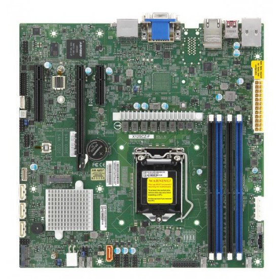 Supermicro MBD-X12SCZ-QF Intel Q470 LGA 1200 (Socket H5) micro ATX