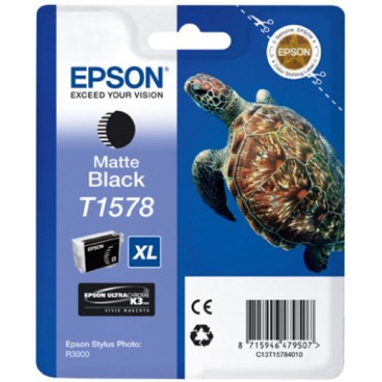 Epson T1578 Cartouche encre noir mat Epson T1578 Cartouche encre noir mat