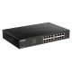 D-Link DGS-1100-16V2 Géré L2 Gigabit Ethernet (10/100/1000) Noir