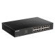 D-Link DGS-1100-16V2 commutateur réseau Géré Gigabit Ethernet (10/100/1000) Noir