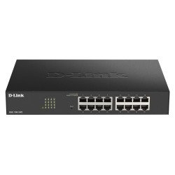 D-Link DGS-1100-16V2 commutateur réseau Géré Gigabit Ethernet (10/100/1000) Noir