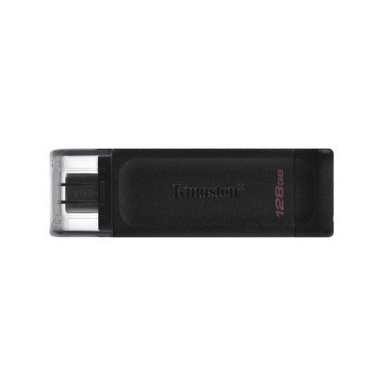 Kingston DataTraveler 70 clé USB 128 Go USB Type-C 3.2 Gen 1 (3.1 Gen 1) Noir