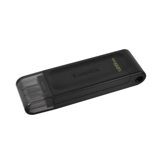 Kingston DataTraveler 70 clé USB 128 Go USB Type-C 3.2 Gen 1 (3.1 Gen 1) Noir