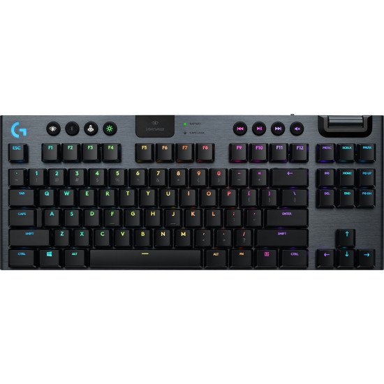 Logitech G G915 TKL - GL Clicky clavier Bluetooth QWERTY US International Noir Logitech G G915 TKL - GL Clicky clavier Bluetooth QWERTY US International Noir