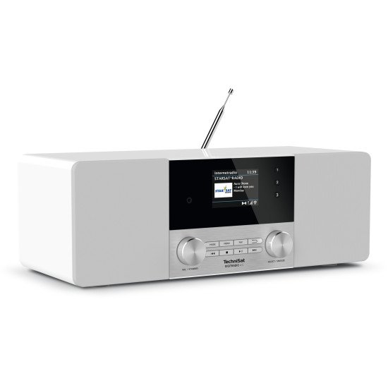 TechniSat DigitRadio 4 C Analogique et numérique 20 W DAB+, FM Argent Lecture de MP3