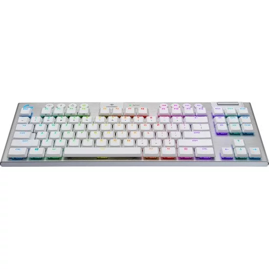 Logitech G G913 TKL - GL Tactile clavier RF sans fil + Bluetooth QWERTY US International Blanc Logitech G G913 TKL - GL Tactile clavier RF sans fil + Bluetooth QWERTY US International Blanc