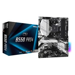 Asrock B550 Pro4 Emplacement AM4 ATX AMD B550 Asrock B550 Pro4 Emplacement AM4 ATX AMD B550