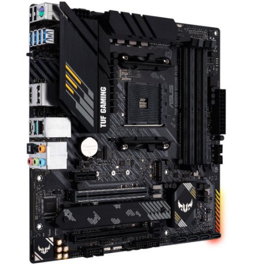 ASUS TUF GAMING B550M PLUS Carte mère Emplacement AM4 Micro ATX AMD B550