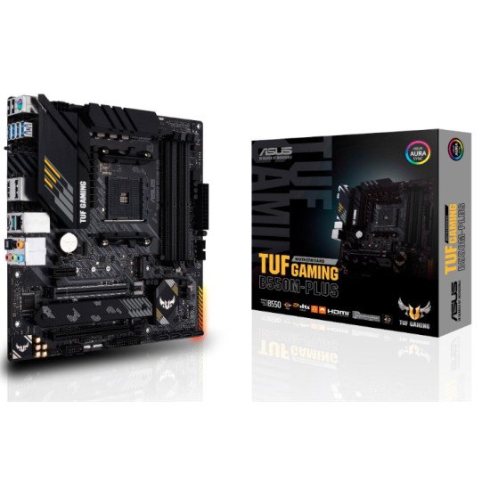 ASUS TUF GAMING B550M PLUS Carte mère Emplacement AM4 Micro ATX AMD B550 ASUS TUF GAMING B550M PLUS Carte mère Emplacement AM4 Micro ATX AMD B550