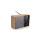 Philips TAR5505/10 Radio portable Numérique Noir, Gris, Bois