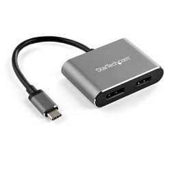 StarTech.com Adaptateur multiport USB-C vers DisplayPort ou HDMI - 4K 60 Hz - Convertisseur 2-en-1 StarTech.com Adaptateur multiport USB-C vers DisplayPort ou HDMI - 4K 60 Hz - Convertisseur 2-en-1
