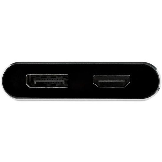 StarTech.com Adaptateur multiport USB-C vers DisplayPort ou HDMI - 4K 60 Hz - Convertisseur 2-en-1