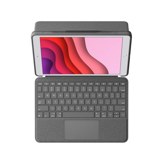 Logitech Combo Touch clavier pour téléphones portables QWERTY Anglais britannique Graphite Smart Connector