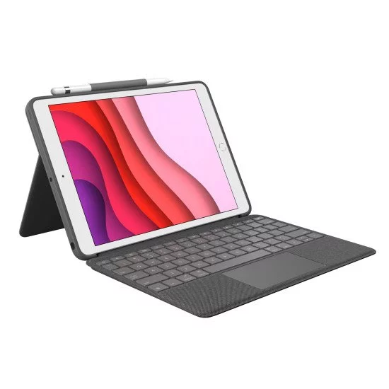 Logitech Combo Touch clavier pour téléphones portables QWERTY Anglais britannique Graphite Smart Connector Logitech Combo Touch clavier pour téléphones portables QWERTY Anglais britannique Graphite Smart Connector