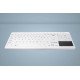 Active Key AK-C7412 clavier USB Anglais britannique Blanc