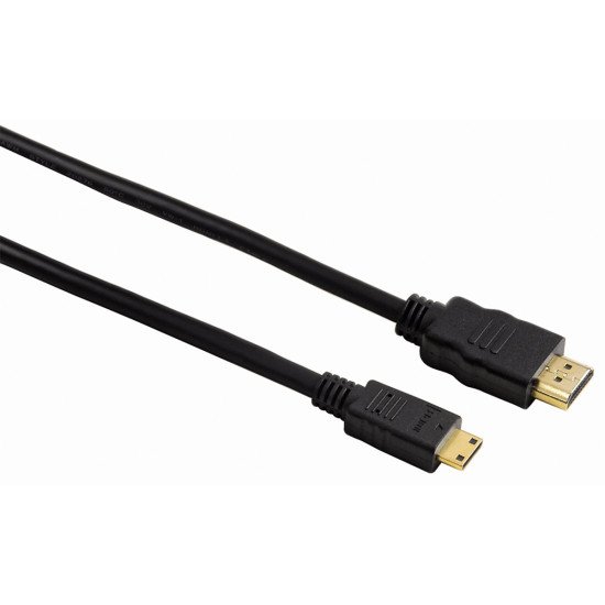 Hama HDMI 2m câble HDMI HDMI Type A (Standard) HDMI Type C (Mini) Noir