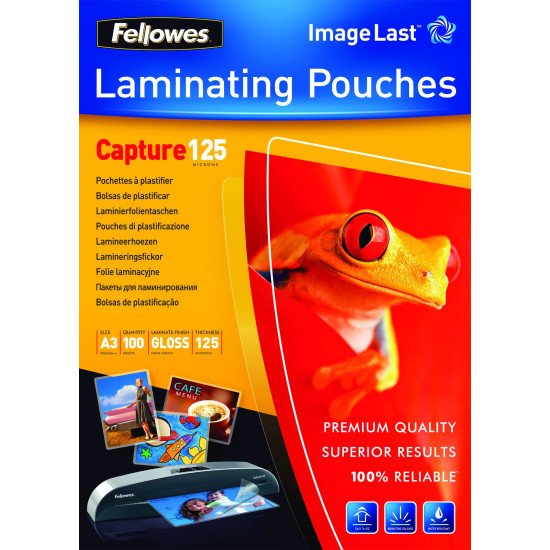 Fellowes Pochettes ImageLast A3 125 microns - Paquet de 100