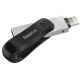 Sandisk SDIX60N-064G-GN6NN lecteur USB flash 64 Go USB Type-A / Lightning 3.2 Gen 2 (3.1 Gen 2) Noir, Argent