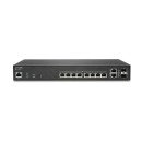 SonicWall SWS12-10FPOE Géré L2 Gigabit Ethernet (10/100/1000) Connexion Ethernet POE Noir