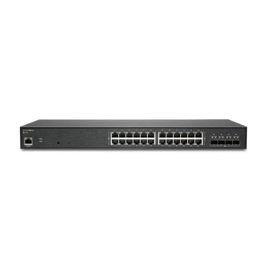 SonicWall SWS14-24 Géré L2 Gigabit Ethernet (10/100/1000) 1U Noir