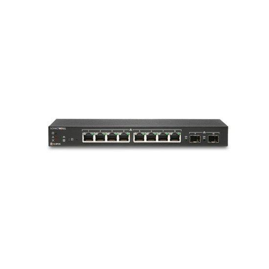 SonicWall SWS12-8 Géré L2 Gigabit Ethernet (10/100/1000) Noir