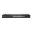 SonicWall SWS14-24FPOE Géré L2 Gigabit Ethernet (10/100/1000) Connexion Ethernet, supportant l'alimentation via ce port (PoE) 1U Noir