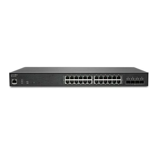 SonicWall SWS14-24FPOE Géré L2 Gigabit Ethernet (10/100/1000) Connexion Ethernet, supportant l'alimentation via ce port (PoE) 1U Noir SonicWall SWS14-24FPOE Géré L2 Gigabit Ethernet (10/100/1000) Connexion Ethernet, supportant l'alimentation via ce port (PoE) 1U Noir
