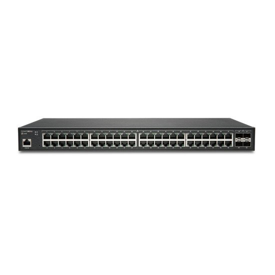SonicWall SWS14-48 Géré L2 Gigabit Ethernet (10/100/1000) 1U Noir