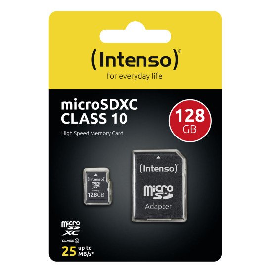 Intenso 3413491 mémoire flash 128 Go MicroSDXC Classe 10