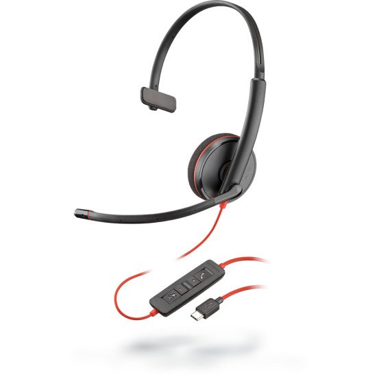 POLY Blackwire C3210 Casque Arceau Noir