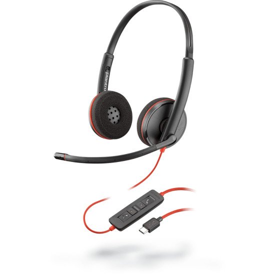 POLY Blackwire C3220 Casque Arceau Noir