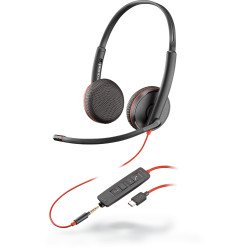 POLY Blackwire C3225 Casque Arceau Noir