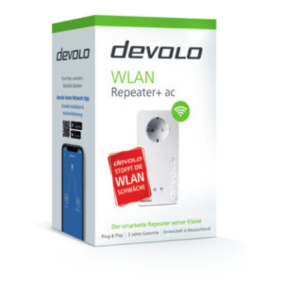 Devolo WiFi Repeater+ ac Répéteur réseau 1200 Mbit/s Blanc