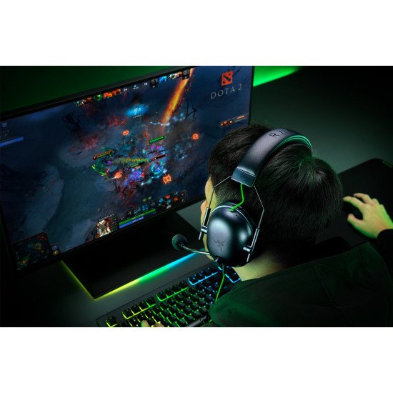 Razer Blackshark V2 X Casque Avec fil Arceau Jouer Noir, Vert