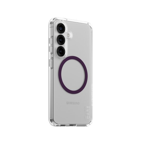 PanzerGlass CARE by ® Flagship Case Transparent Urban Combat w. Plum Purple Qi Compatible Samsung Galaxy S25 coque de protection pour téléphones portables Housse PanzerGlass CARE by ® Flagship Case Transparent Urban Combat w. Plum Purple Qi Compatible Samsung Galaxy S25 coque de protection pour téléphones portables Housse