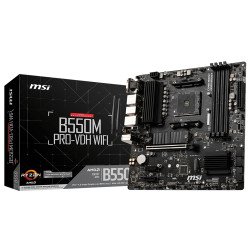 MSI B550M PRO-VDH WIFI carte mère AMD B550 Emplacement AM4 micro ATX MSI B550M PRO-VDH WIFI carte mère AMD B550 Emplacement AM4 micro ATX