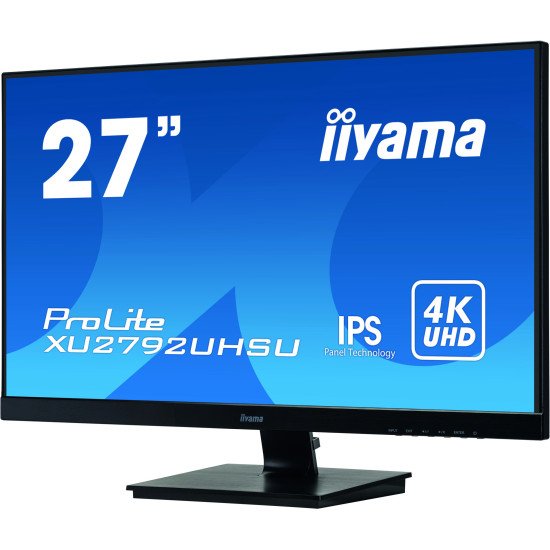iiyama ProLite XU2792UHSU-B1 LED écran PC 27" 3840 x 2160 pixels 4K Ultra HD Noir