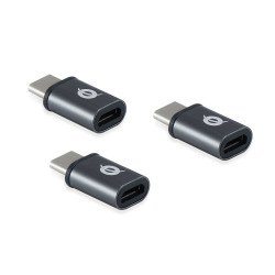 Conceptronic DONN05G changeur de genre de câble USB 2.0 Type-C USB 2.0 Micro Noir
