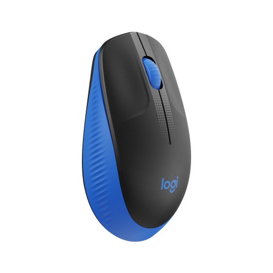 Logitech M190 souris RF sans fil Optique 1000 DPI Noir/Bleu